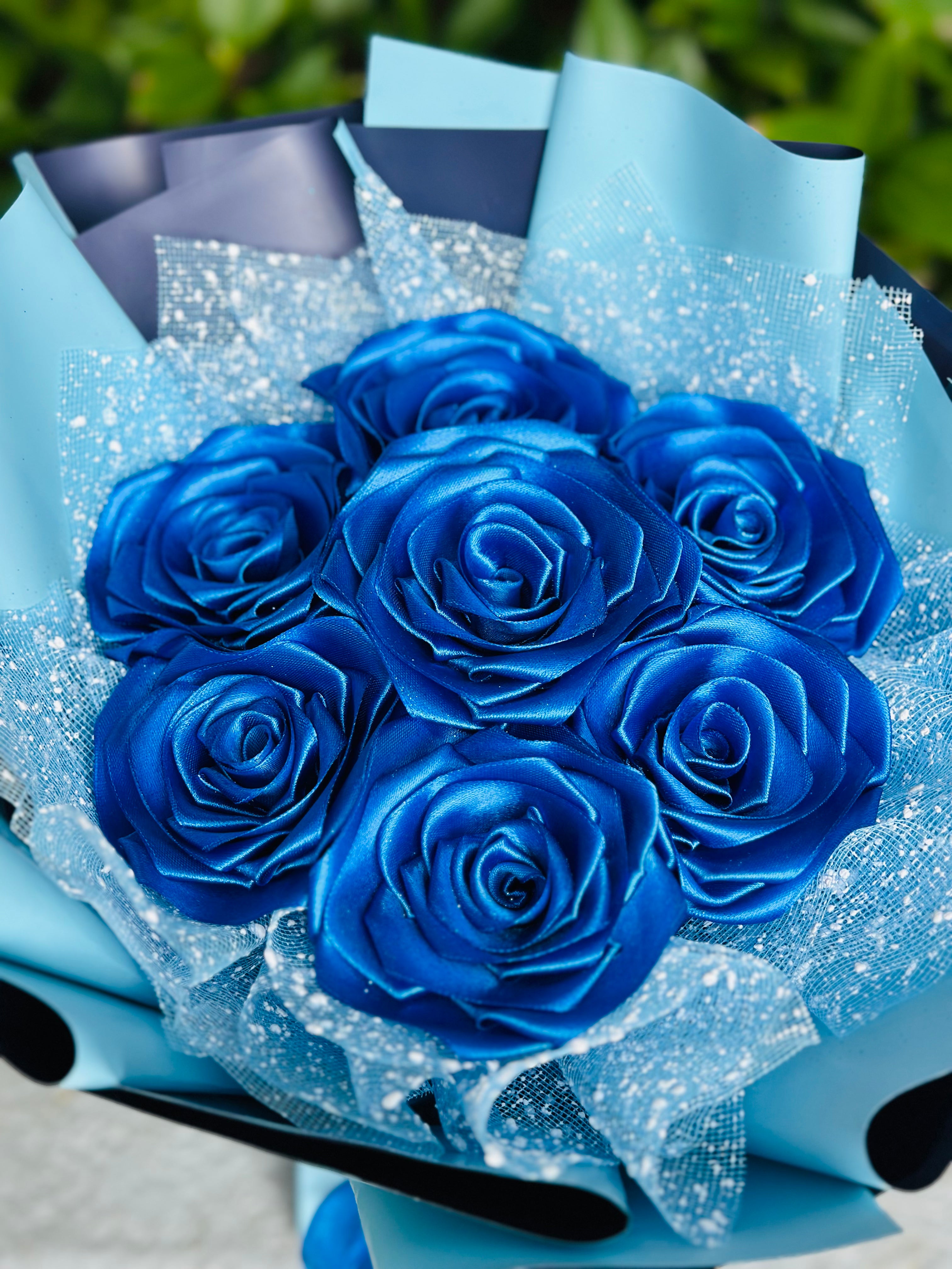 Blue Ribbon Eternal Bouquet